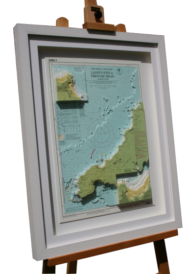 3D Imray Nautical Chart of Land's End