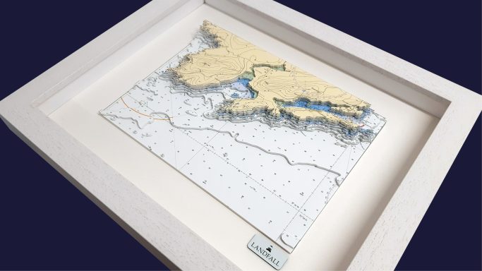 3D Admiralty Nautical Chart Mizen Head