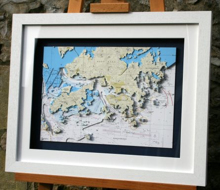 3D Nautical Chart Hong Kong