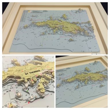 3D Imray Nautical Chart St Thomas