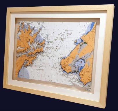 3D Nautical Chart Cook Strait