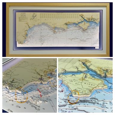 3D Admiralty Nautical Chart South Coast