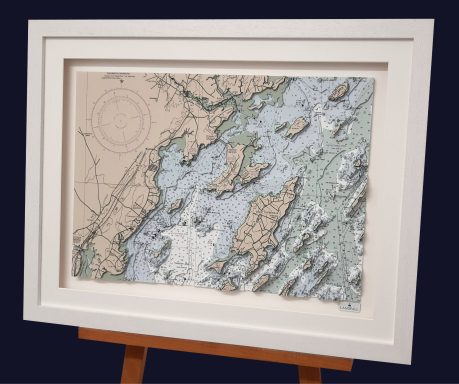 3D NOAA Nautical Chart Yarmouth USA