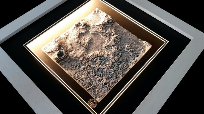 3D Model Nasa Apollo 16 Landing Site