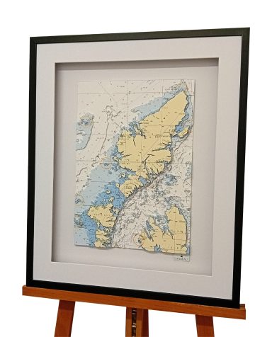 3D Admiralty Nautical Chart Isle of Lewis